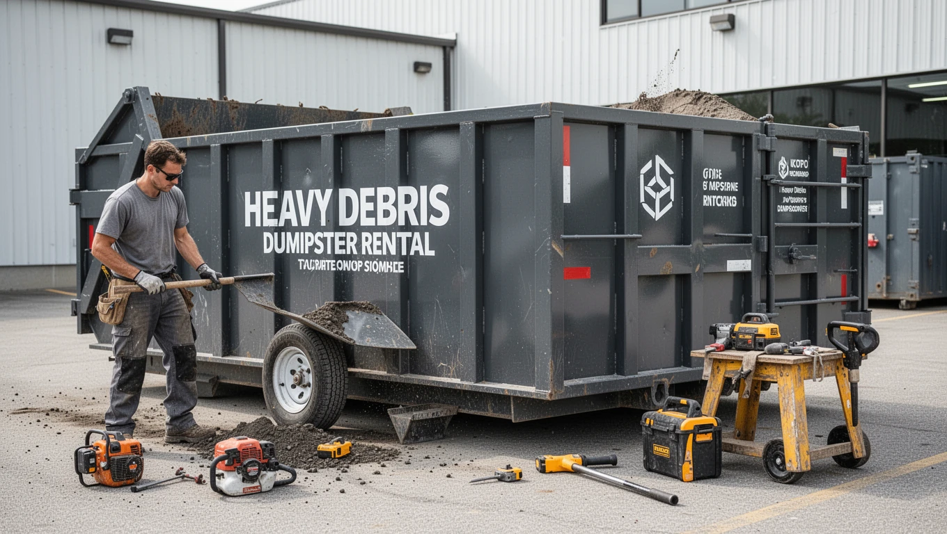 Heavy Debris Dumpster Rental