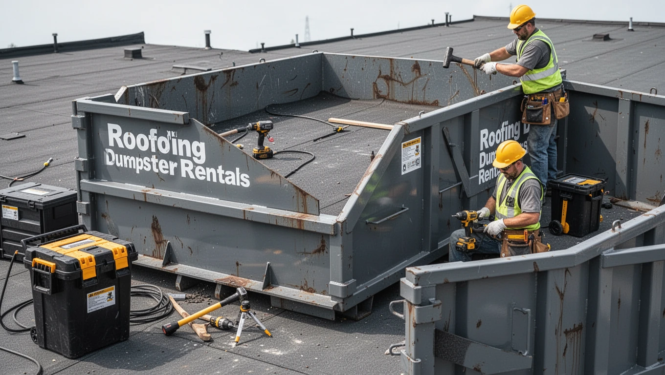 Roofing Dumpster Rental
