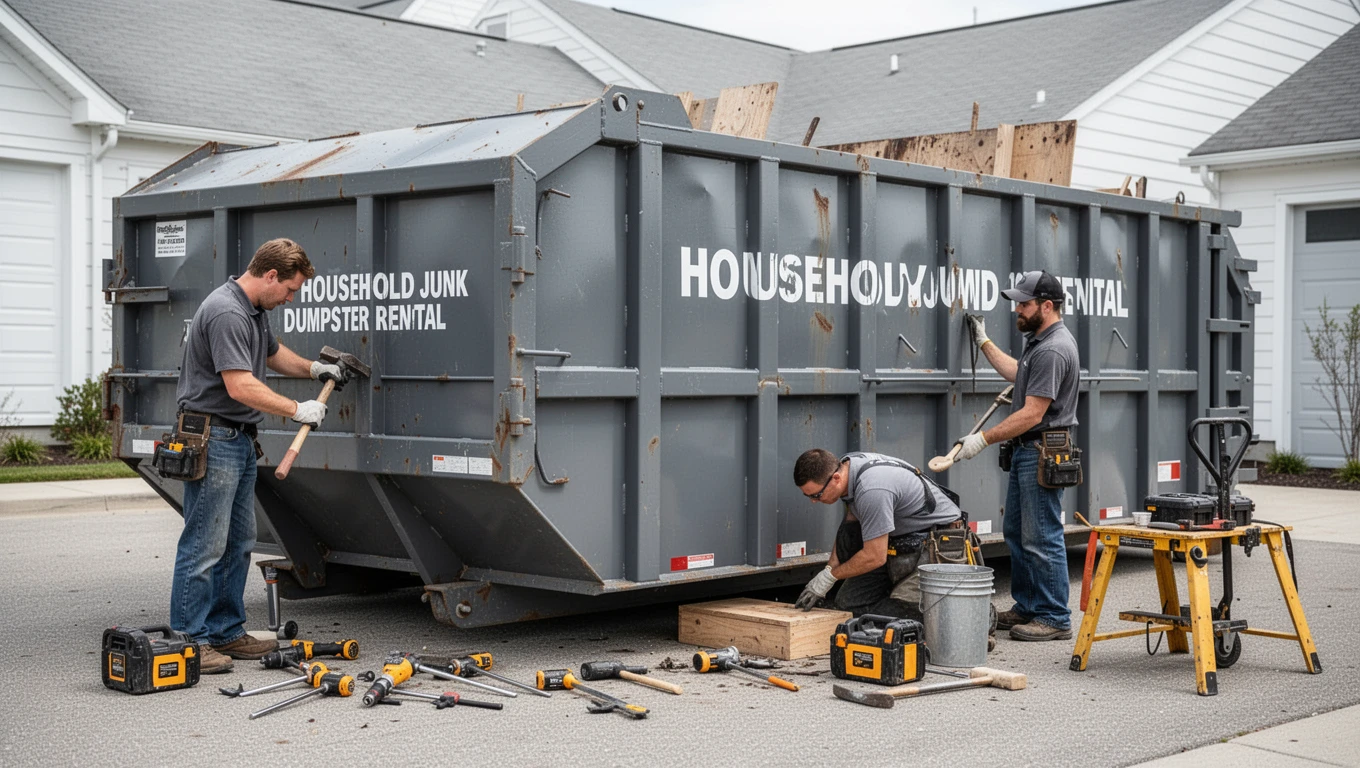 Household Junk Dumpster Rental