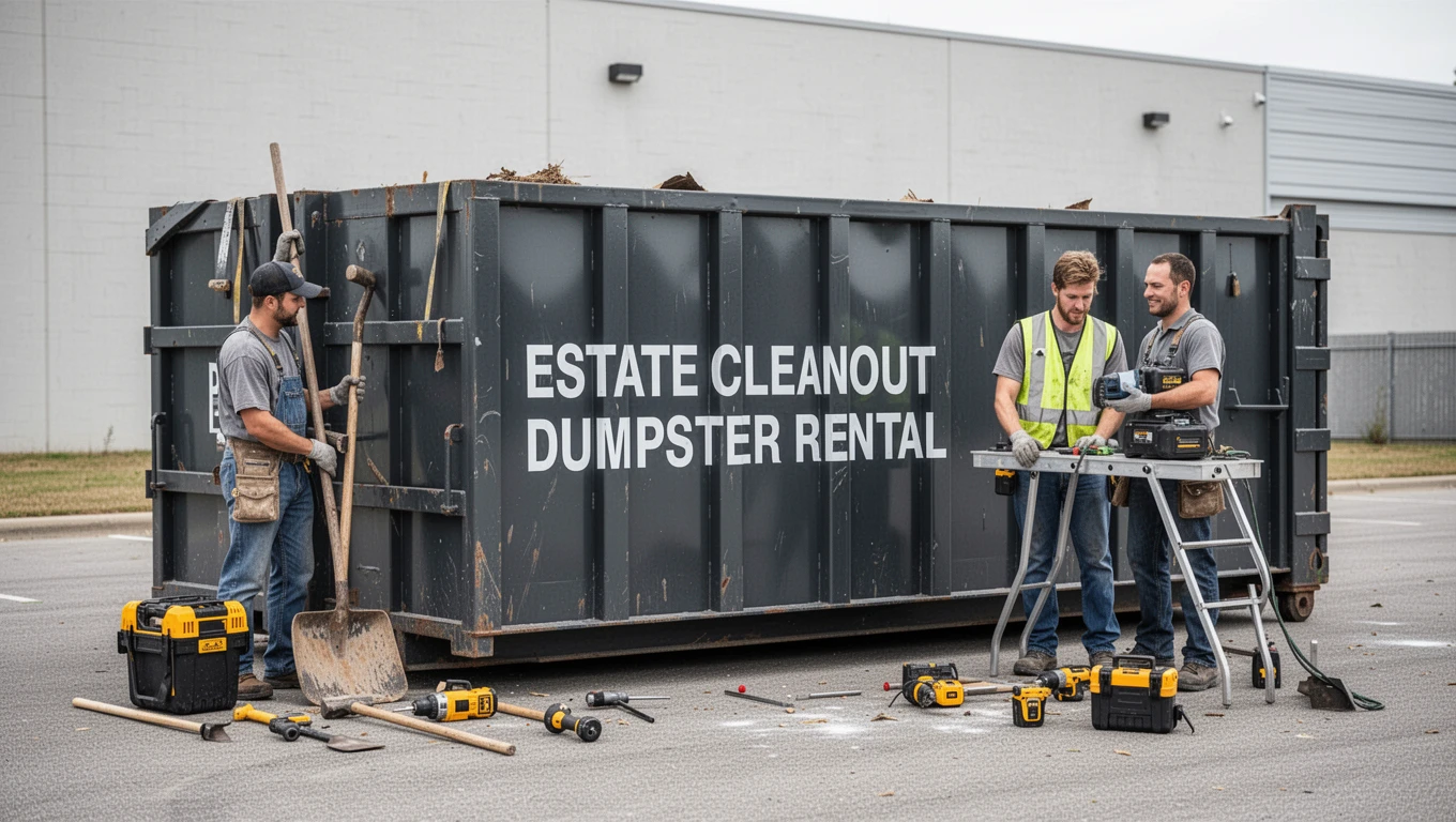 Estate Cleanout Dumpster Rental